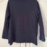 M&S Navy Embroidered Iguana Top Image 2