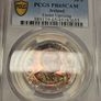 Ireland 1966 Silver Proof Easter Uprising 10 Shillings PCGS PR65CAM Superb Obverse Toning Scarce with Cameo Image 2