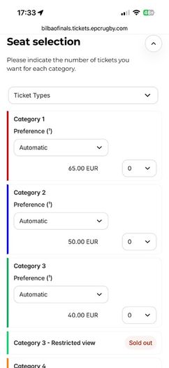 2 cat 1 Challenge cup final tickets