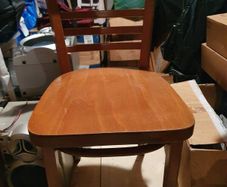 4 wooden chairs