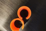 Preston Innovations Compatible Offbox Adapters - 30mm Round (Orange)