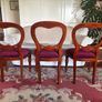 Dining chairs (Three velvet spoon back) Image 2