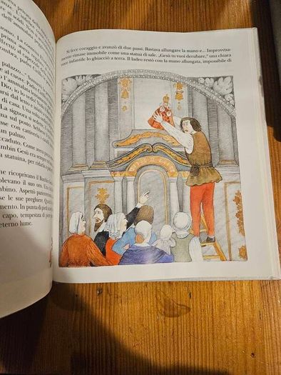 The Legend Of The Infant Of Prague. Beautiful Illustrated Large Volume Hardbacks In Good Condition.  See Photos For Same.  Italian Version.