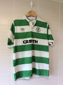 Celtic Jersey. Official Umbro Mens Home Jersey. Season 1987/1989. Original From The Time. Not A Modern Remake.