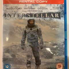 Interstellar (Christopher Nolan Film) [2014] Matthew McCaughey, Anne Hathaway, Jessica Chastain & Michael Caine [Blu-ray Movie]
