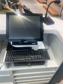 cash register.