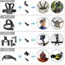 Action Camera Accessories Kit for GoPro Max GoPro Fusion GoPro Hero11 Hero10 Hero9 Hero8 Hero7 6 5 4 DJI OSMO Action Insta360 AKASO Campark Crosstour (FREE POSTAGE) Image 6