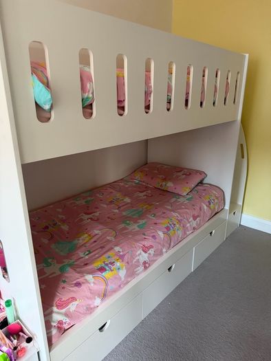 Tall Bunk with Staircase and storage