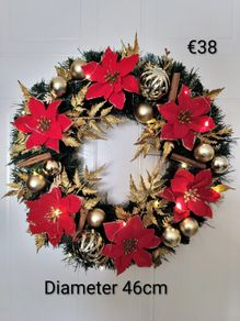 Christmas door wreath
