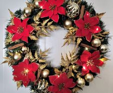 Christmas door wreath