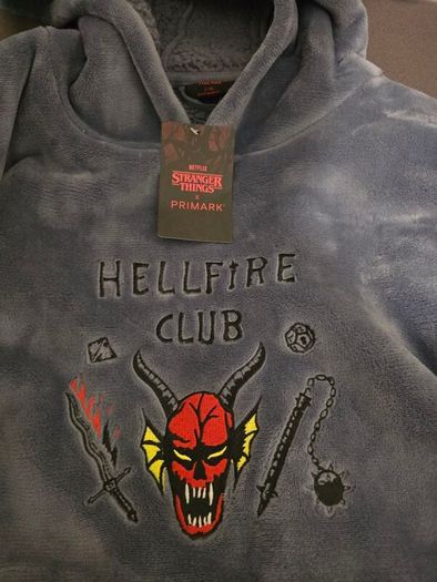 large extra large penneys primark blue grey house hoodie