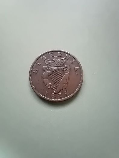 Ireland 1822 Geo IV Halfpenny