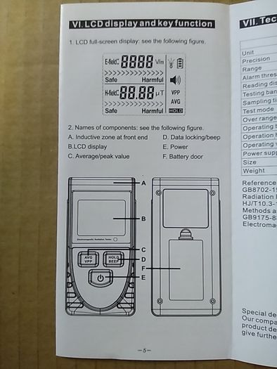 Electromagnetic Radiation Tester
