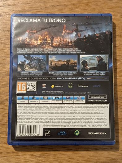 Final fantasy XV PS4