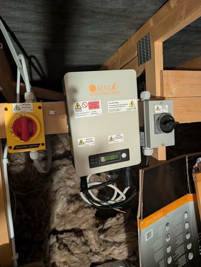 Solar PV panels + inverter