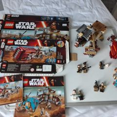 Lego star wars sets 75148 encounter on Jakku and 75099 Rays speeder