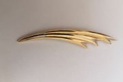 Broach Gold Tone Fan design Vintage