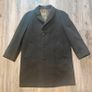 Vintage Burton Tailored Men's Lambswool Overcoat Made in England Brown Image 2