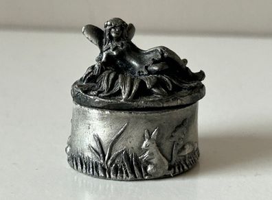 Vintage Pewter Tooth Fairy Wee Box