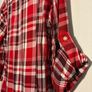 Ralph Lauren Vintage Red Plaid Button Up Shirt / Small Petite Image 4