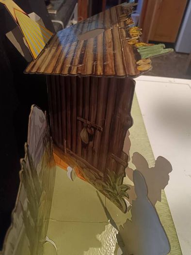 1940's Cardboard Nativety Set