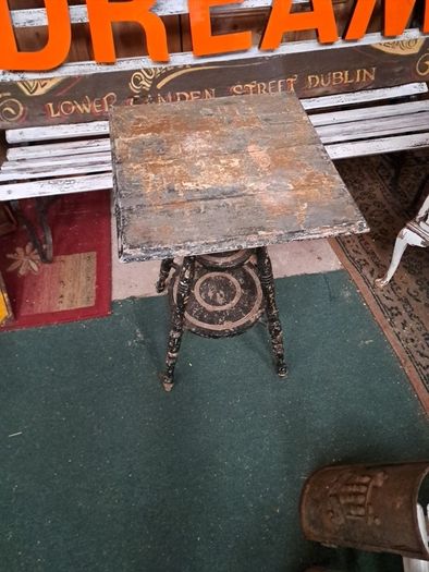 Vintage Ebonized Table