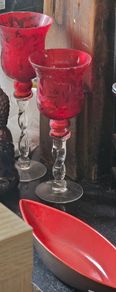 Mixed Lot of Red and White Home Items