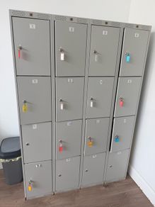 Metal lockers