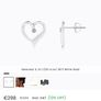 Jewellery set 9carot White Gold/ 1/20 carot diamond earrings and necklace pendant Image 10