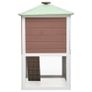 Animal Rabbit Cage Double Floor Brown Wood Image 4