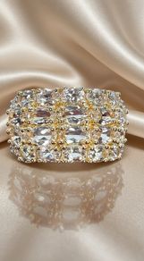 Silver Exquisite Harry Ivens Morganite & Zircon Ring