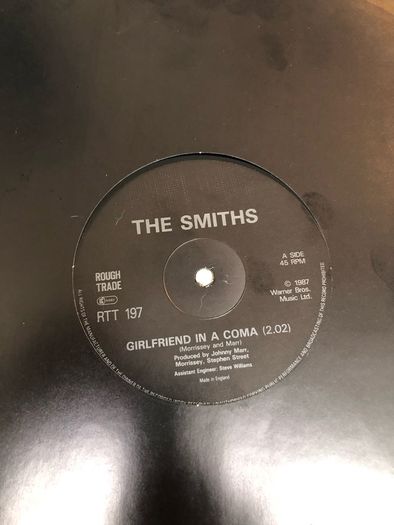 The Smiths - Girlfriend In A Coma 12" single (1987)