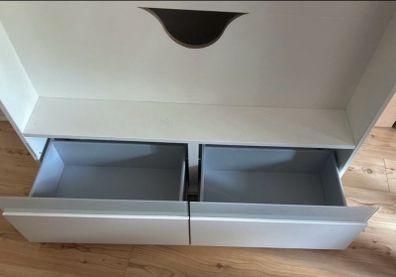 Tv cabinet and shelves