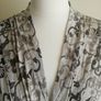 Sandwich Designer Dress Grey & Black Floral Size S. Lined. Measurements in Description Can Post Image 2