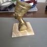 Egyptian bust brass Image 5