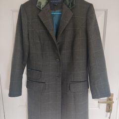 Helen McAlinden 100% Wool Checked Jacket