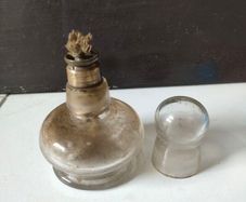 Early Victorian Alcohol Burner for Blood letting and cup