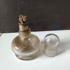 Early Victorian Alcohol Burner for Blood letting and cup