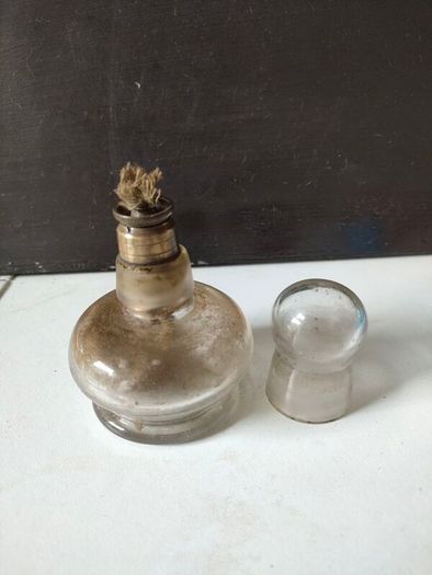 Early Victorian Alcohol Burner for Blood letting and cup