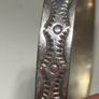 Vintage Native American Turquoise and silver cuff bracelet Image 7
