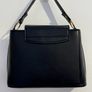 Black leopard print handbag with gold hardware Image 2