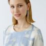 Oui Top White Blue - Fits UK 8 to 10 - New Without Tags RRP 120 Image 10