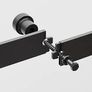 Sliding Barn Door Kit 6FT/183CM Black Heavy Duty Barn Door Sliding Hardware Track Kit for Single Wood Door 91.5CM Wide Image 6