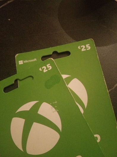 Xbox gift card- can show code covered & send upon half payment or collect whichever