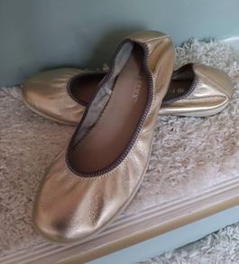 Metallic Gold Ballet flats