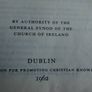 The Book of Common Prayer Dublin 1962 Image 6