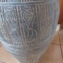 Vintage Egyptian flower plant pot Image 3