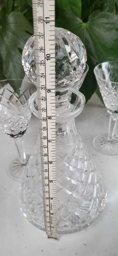 Waterford Crytal Decanter and 3 Matching Glasses