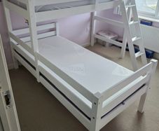 L shaped bunk bed