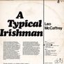 Leo McCaffrey - A Typical Irishman LP 1974 Image 2